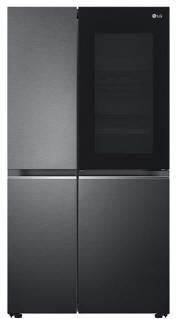 LG 647L InstaView Door-in-Door™ 雪櫃, 開着燈的食物正視圖, S651MC78A
